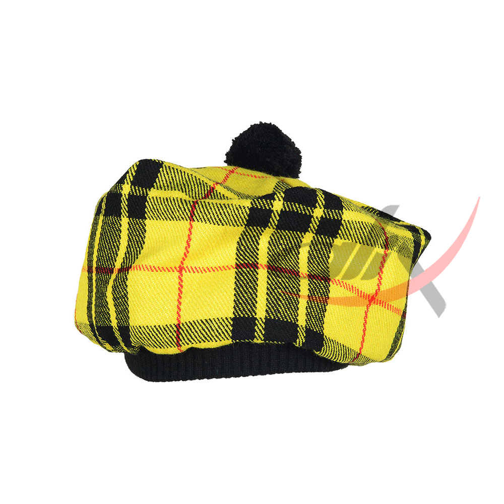 Macleod of Lewis Tartan Tam o' Shatner Tammy Hat Flat Bonnet