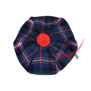 Masonic Tartan Tam o' Shatner Tammy Hat Flat Bonnet - Image 2