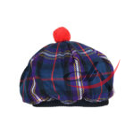 Masonic Tartan Tam o' Shatner Tammy Hat Flat Bonnet