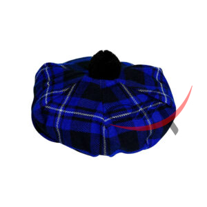 Ramsey Blue Tartan Tam o' Shatner Tammy Hat Flat Bonnet