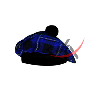 Ramsey Blue Tartan Tam o' Shatner Tammy Hat Flat Bonnet - Image 3