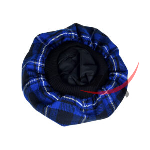 Ramsey Blue Tartan Tam o' Shatner Tammy Hat Flat Bonnet - Image 4