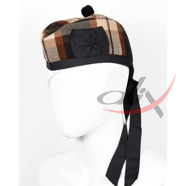 rose-ancient-glenggary-hat-1 Glengarry Hat Rose Ancient Tartan Scottish