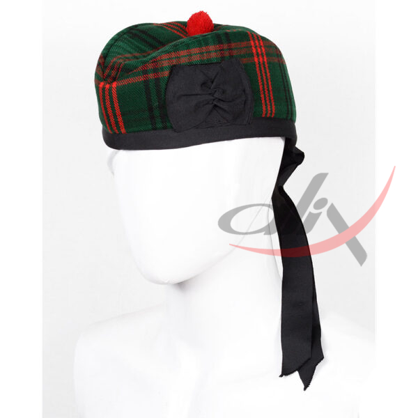 rose-hunting-glenggary-hat-1 Glengarry Hat Ross Hunting Tartan Scottish