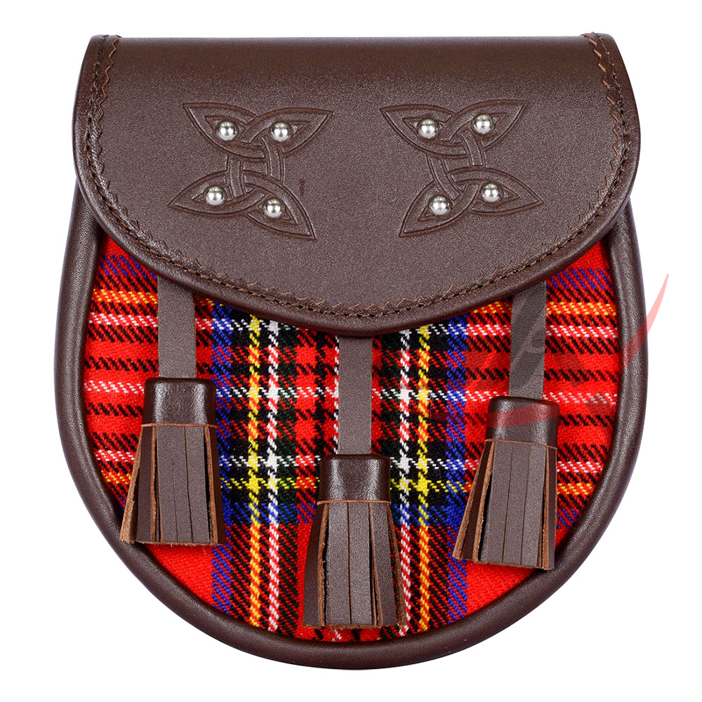 Scottish Sporran Royal Stewart Tartan