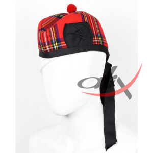 Glengarry Hat Royal Stewart Tartan Scottish