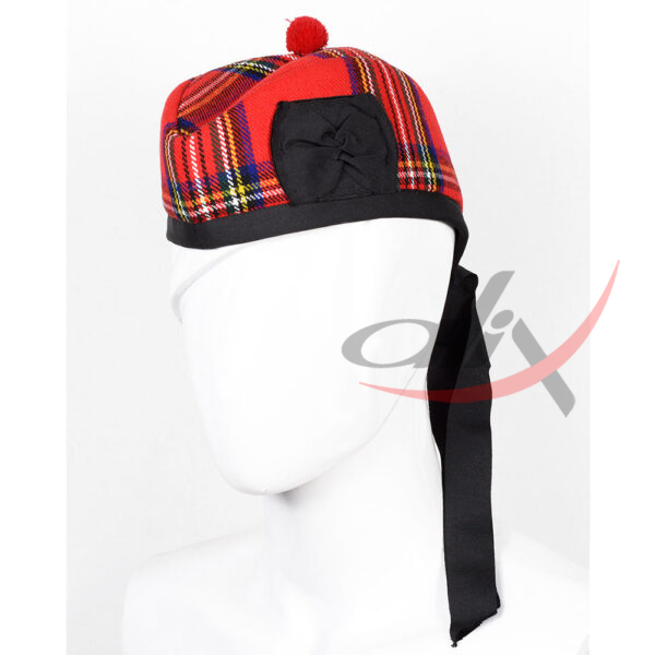 royal-stewart-glenggary-hat-1 Glengarry Hat Royal Stewart Tartan Scottish