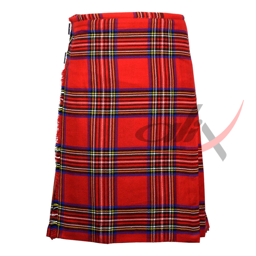 Royal Stewart Tartan 8 Yard Kilt for Men
