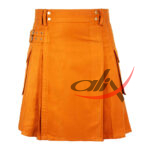 Saffron Tartan Kilt Modern