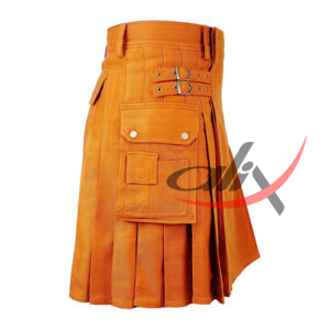 Saffron Tartan Kilt Modern Utility Kilts - Image 2