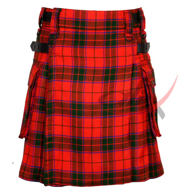 scottish-rose-tartan-utility-kilt-front Scottish Rose Tartan Kilt