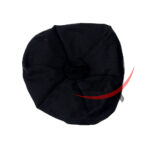 Solid Black Tartan Tam o' Shatner Tammy Hat Flat Bonnet