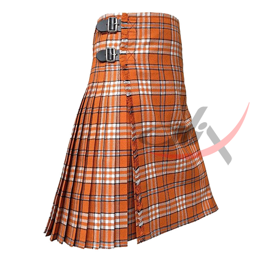 Tennessee Volunteer Tartan 8 Yard Kilt for Men