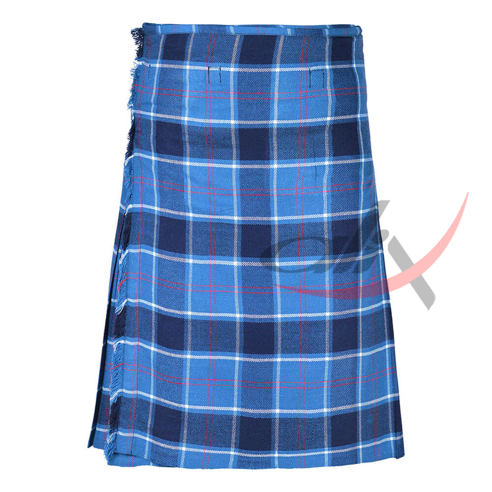 US Navy Tartan 8 Yard Kilt for Men