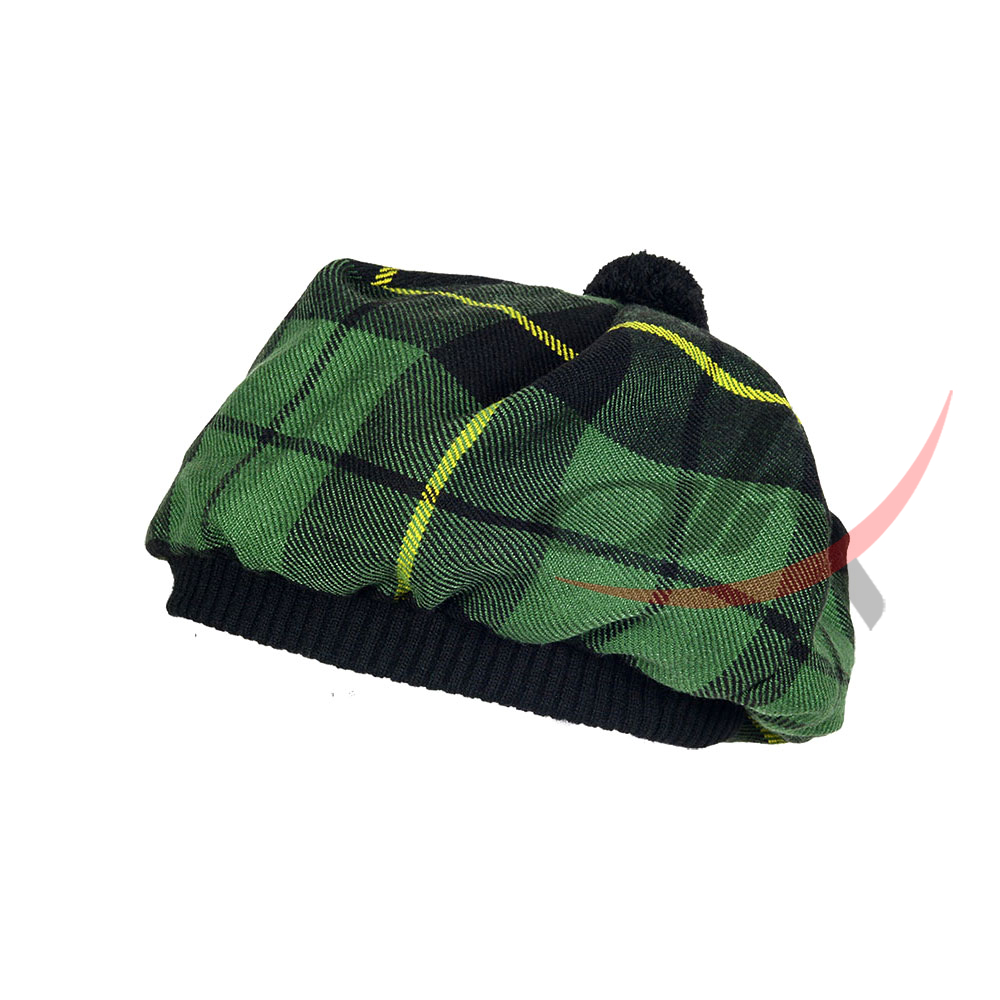 Wallace Hunting Tartan Tam o' Shatner Tammy Hat Flat Bonnet