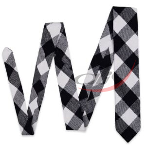 White Black Rob Roy Neck Tie 2.jpg